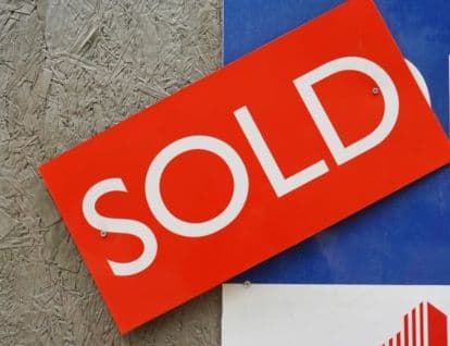 Sold sign